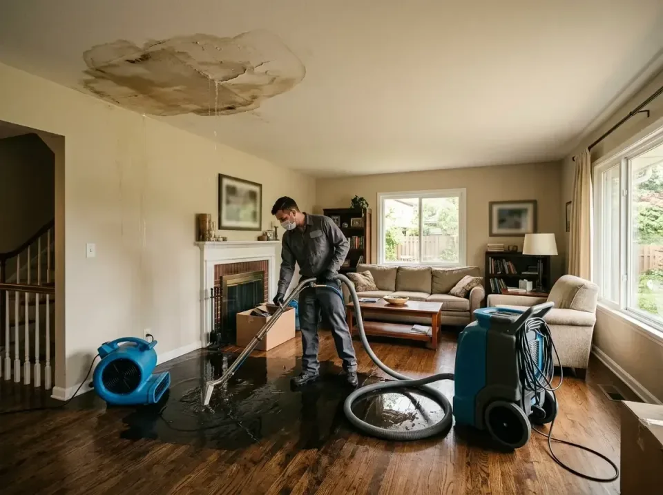 attic-pipe-burst-ceiling-drip-008 — frequently asked questions, Water Damage Restoration & Carpet Care in Battle Ground, IN